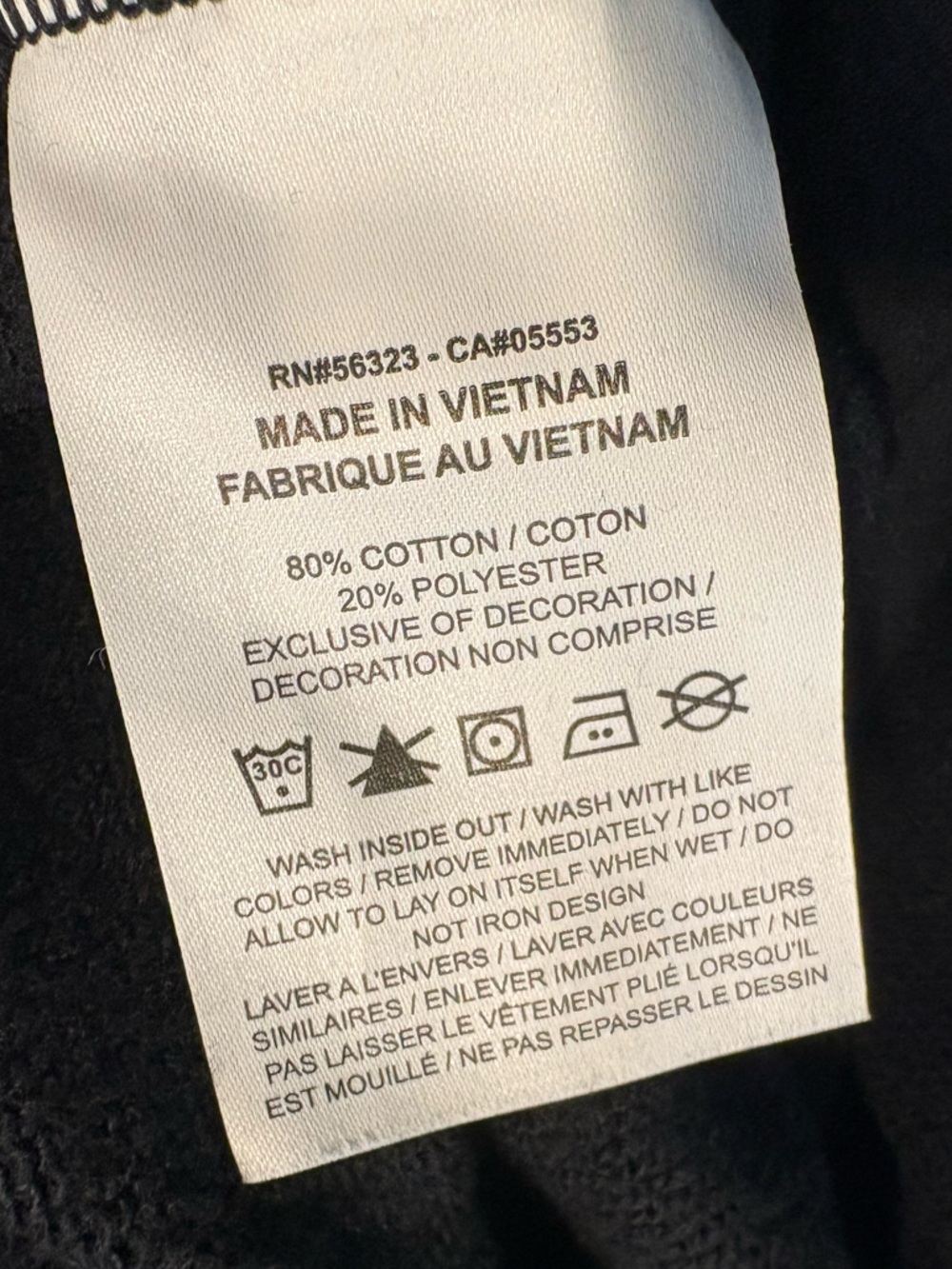 Nike Black Open Hem Sweatpants, 1X - Picture 3 of 9